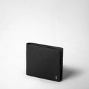 BILLFOLD 8CC IN CACHEMIRE LEATHER BLACK
