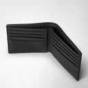 BILLFOLD 8CC IN CACHEMIRE LEATHER BLACK