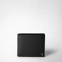 BILLFOLD 8CC IN CACHEMIRE LEATHER BLACK