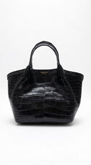 Mini Secret Alligator Black | SERAPIAN MILANO