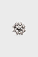 Rhinestone and Stone brooch- CHARCOAL | Gerard Darel