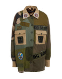 Dolce & Gabbana Military Green Cotton Button Down Jacket