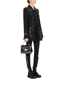 Dolce & Gabbana Black Wool Double Breasted Blazer Jacket