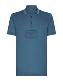 Dolce & Gabbana Blue Logo Cotton Men Polo Shirt T-shirt