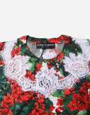 Dolce & Gabbana White Floral Wool Lace Vest Tank Top