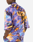 Dolce & Gabbana Multicolor Luminarie Print Cotton Casual Shirt
