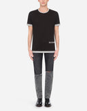 Dolce & Gabbana Black Logo Cotton Crew Neck Men Tee T-shirt