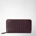 ZIP AROUND WALLET MOSAICO DARK PLUM