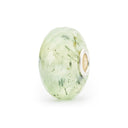 Prehnite with Tourmalinated Quartz Bead