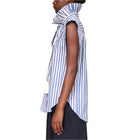 MARGOT SHIRT WITH BOW COLLAR MAJORELLE