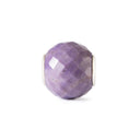 Round Purple Jade Facet