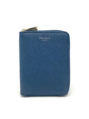 Mini Zip Wallet Rugiada Blue Jeans | SERAPIAN MILANO