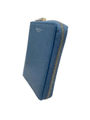 Mini Zip Wallet Rugiada Blue Jeans | SERAPIAN MILANO