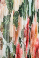 Dolce & Gabbana Multicolor Silk Floral High Waist Midi Skirt