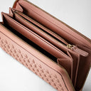 ZIP AROUND WALLET IN MOSAICO BLUSH